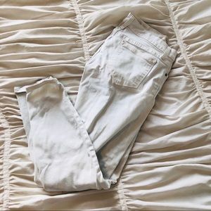 J. Crew White Skinny Jeans